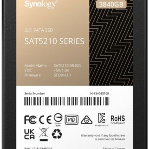 Synology SSD 2.5 SATA 3840GB 2.5" 3,84 TB Serial ATA III